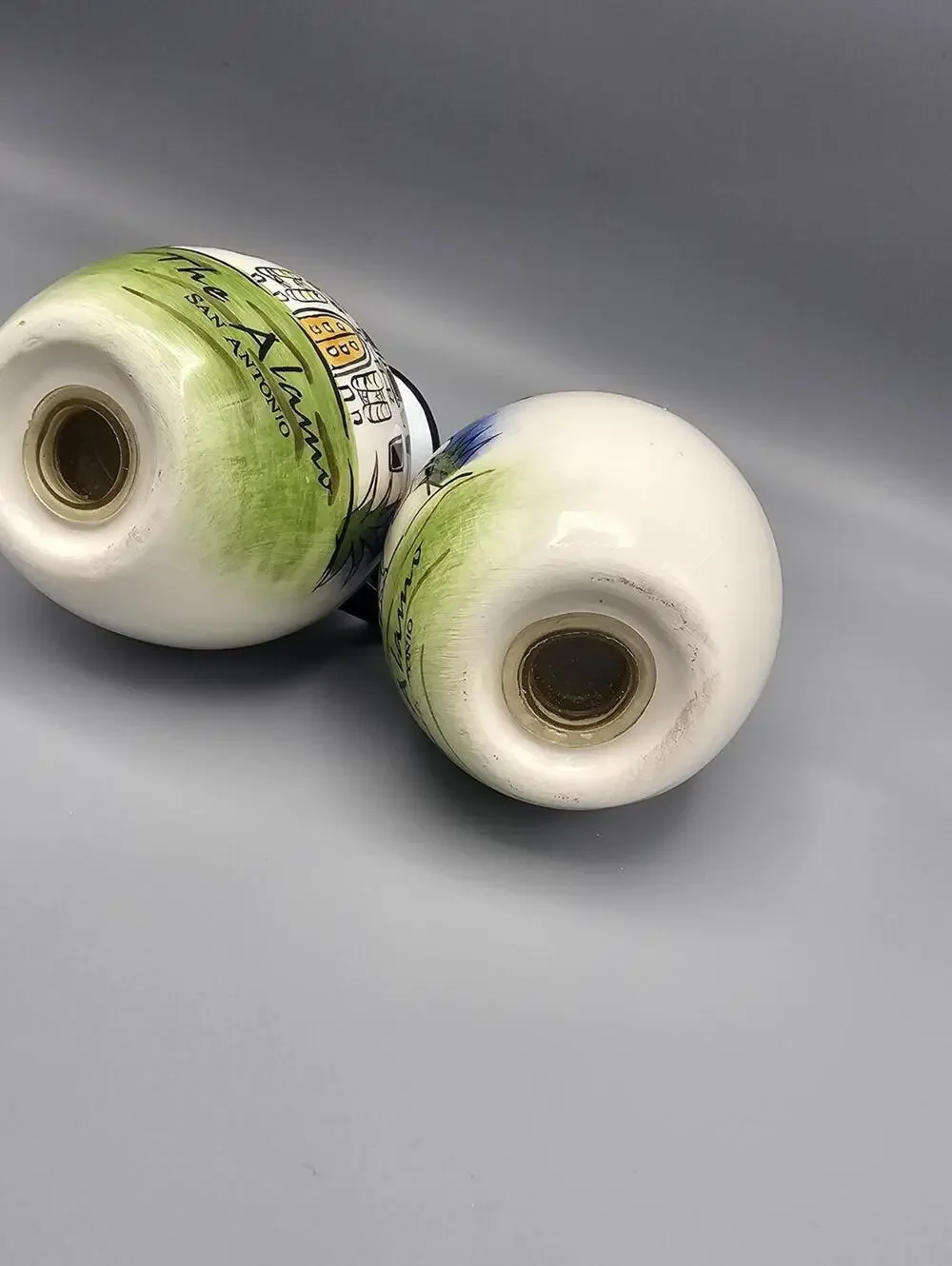 Vintage The Alamo San Antonio Ceramic Salt and Pepper Shakers